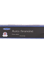 Satya Aura Cleansing Green Mint Incense Sticks 15g