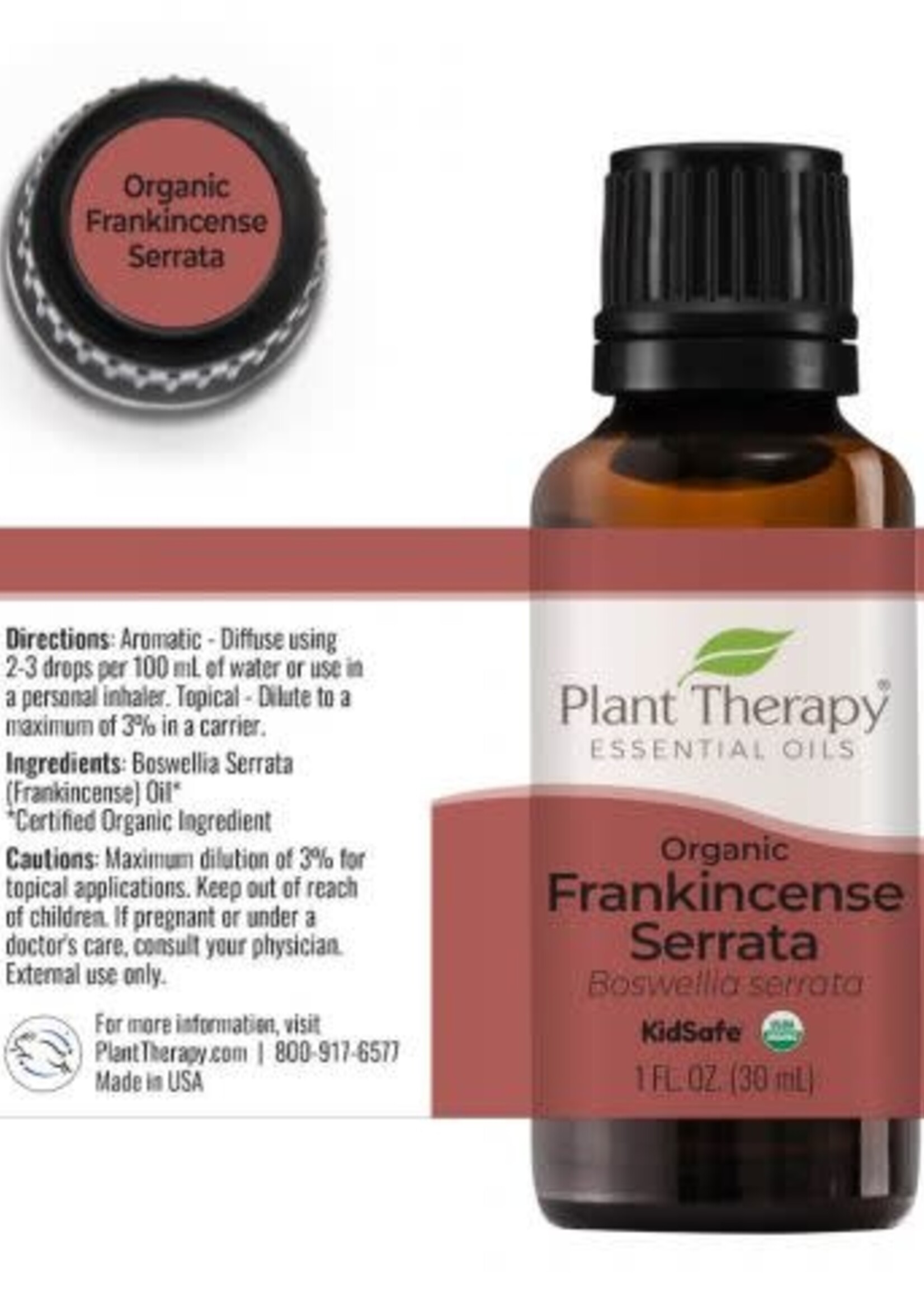 Plant Therapy Frankincense Serrata Organic Essential Oil