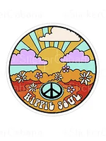 Hippy Soul Cartoon Sun