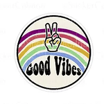 Good Vibes Rainbow Sticker