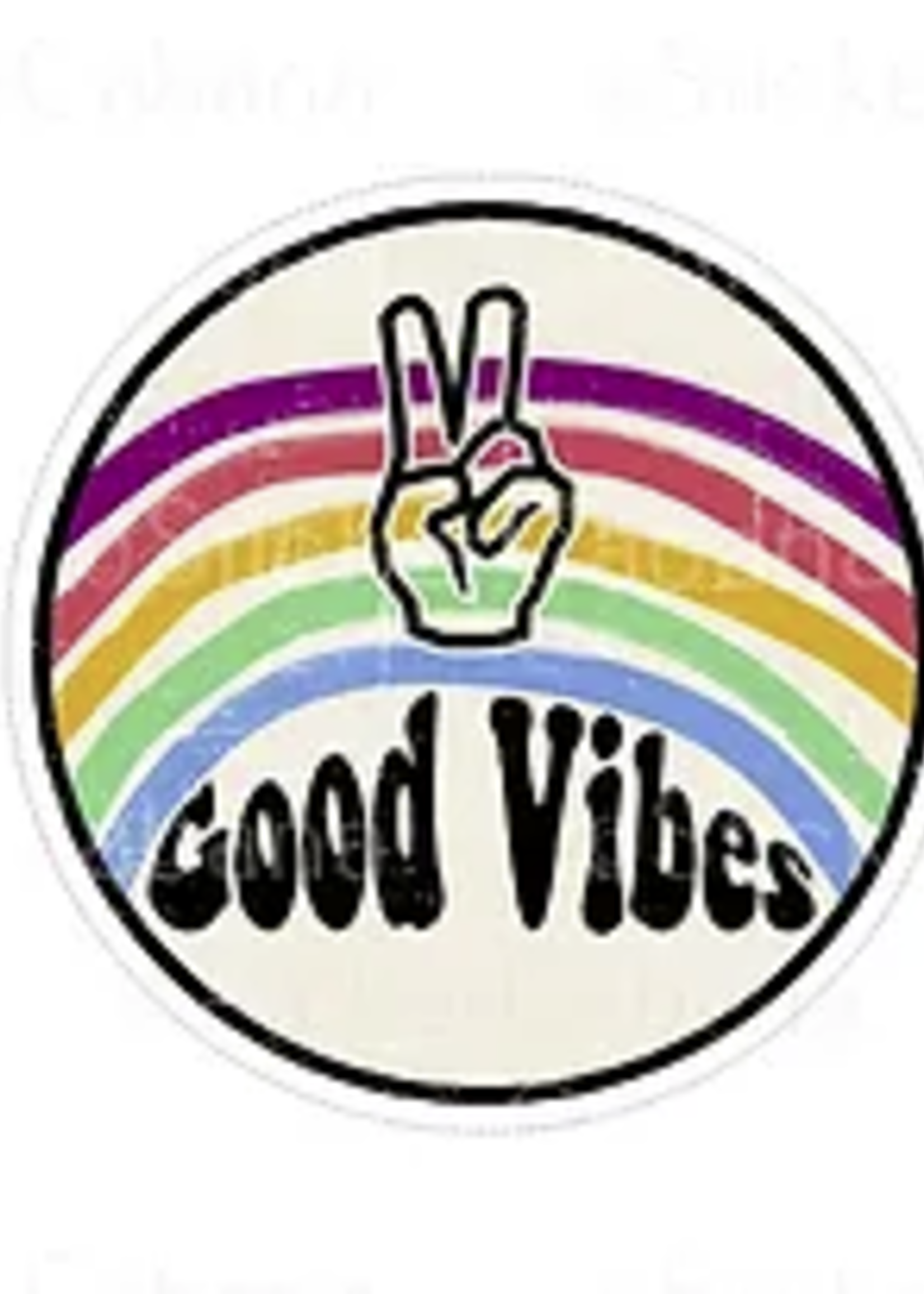 Good Vibes Rainbow Sticker