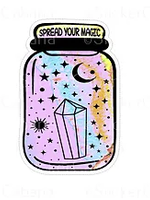 Spread Your Magic Jar Sticker