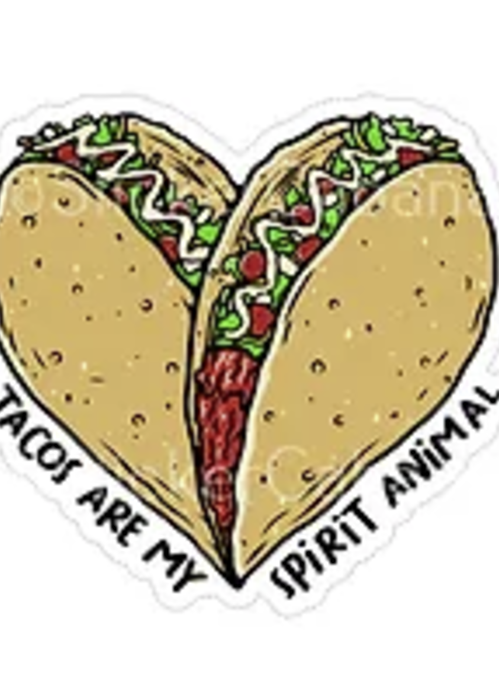 Tacos Are My Spirit Animal Sticker