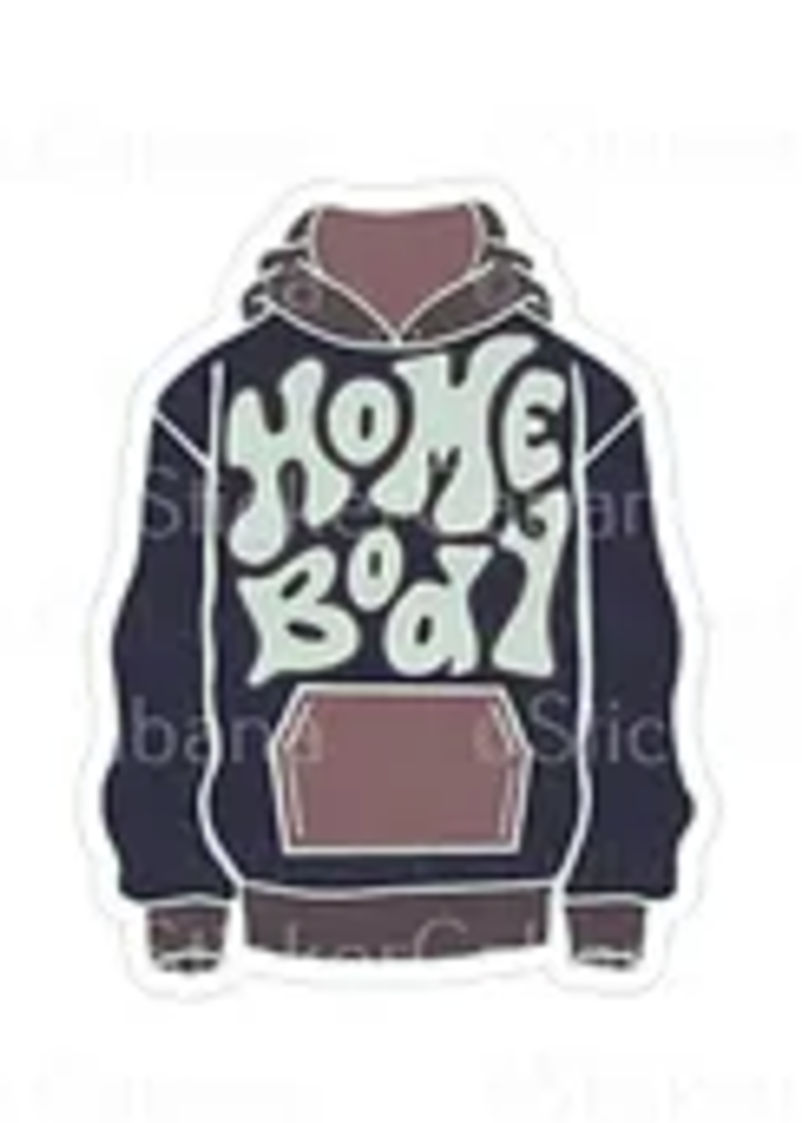 Home Body Hoodie Sticker