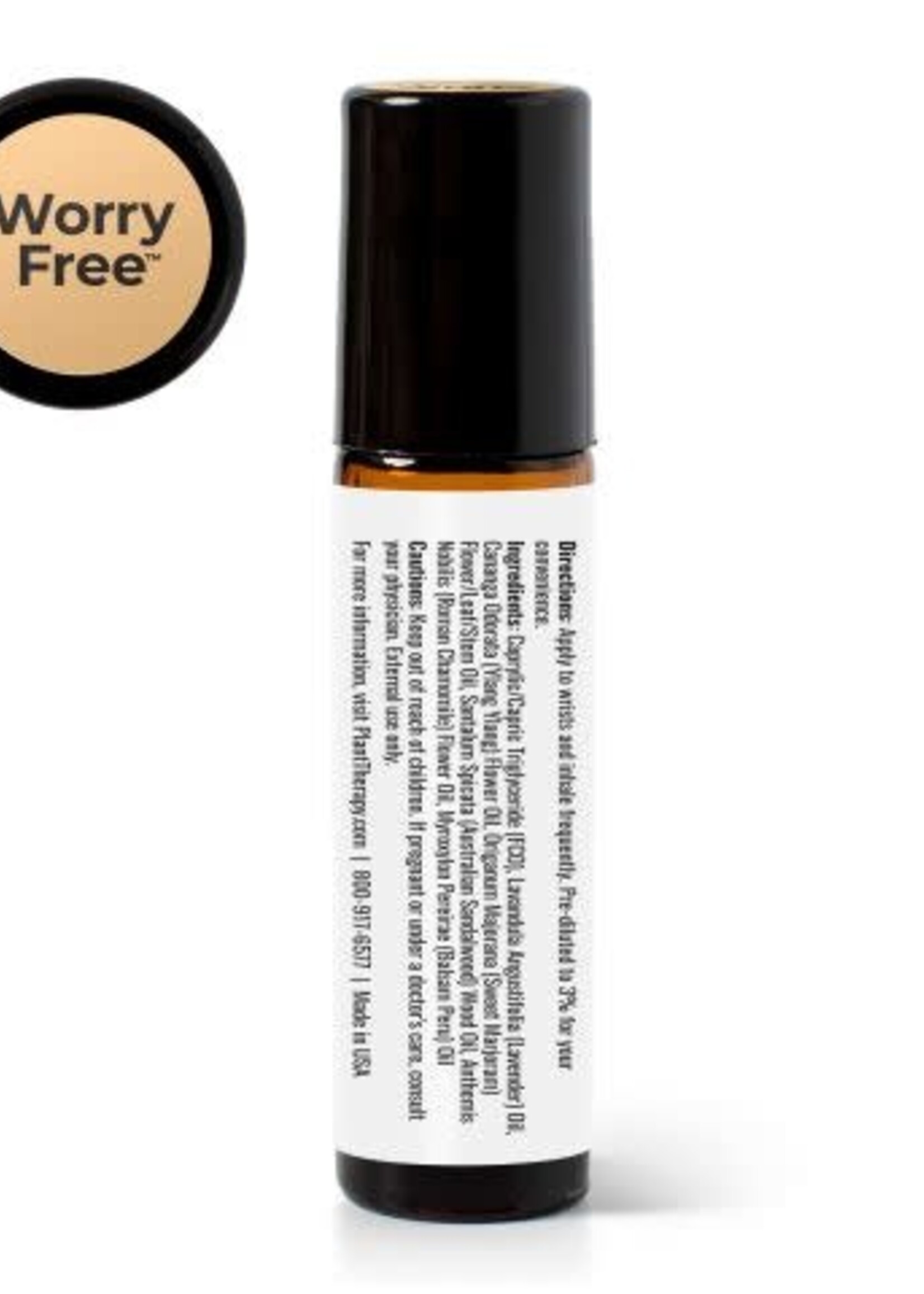 Plant Therapy Worry Free Essential Oil Blend Roll On 10mL