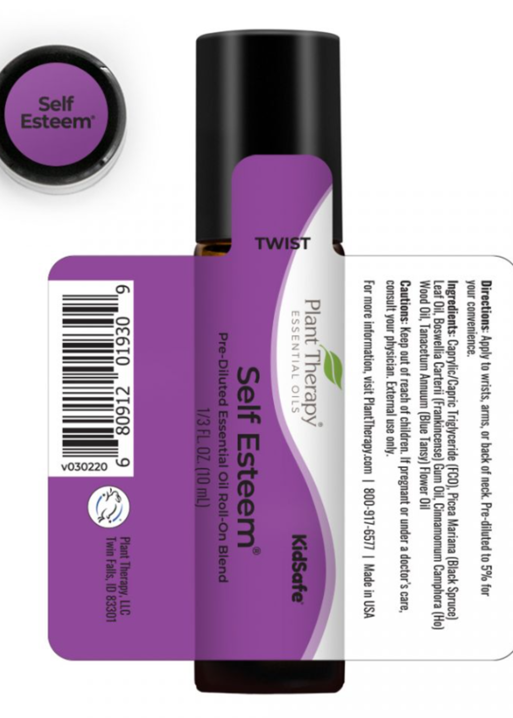 Plant Therapy Self Esteem Blend Essential Oil Roll On 10mL