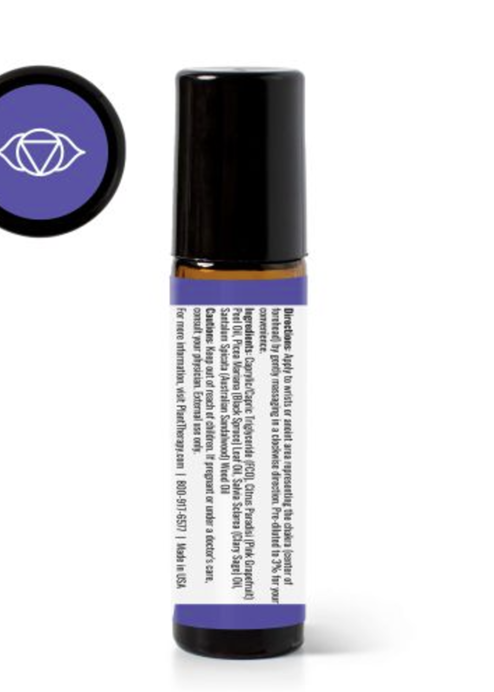 Plant Therapy Clear Intuition (Third Eye Chakra) Essential Oil Roll-On