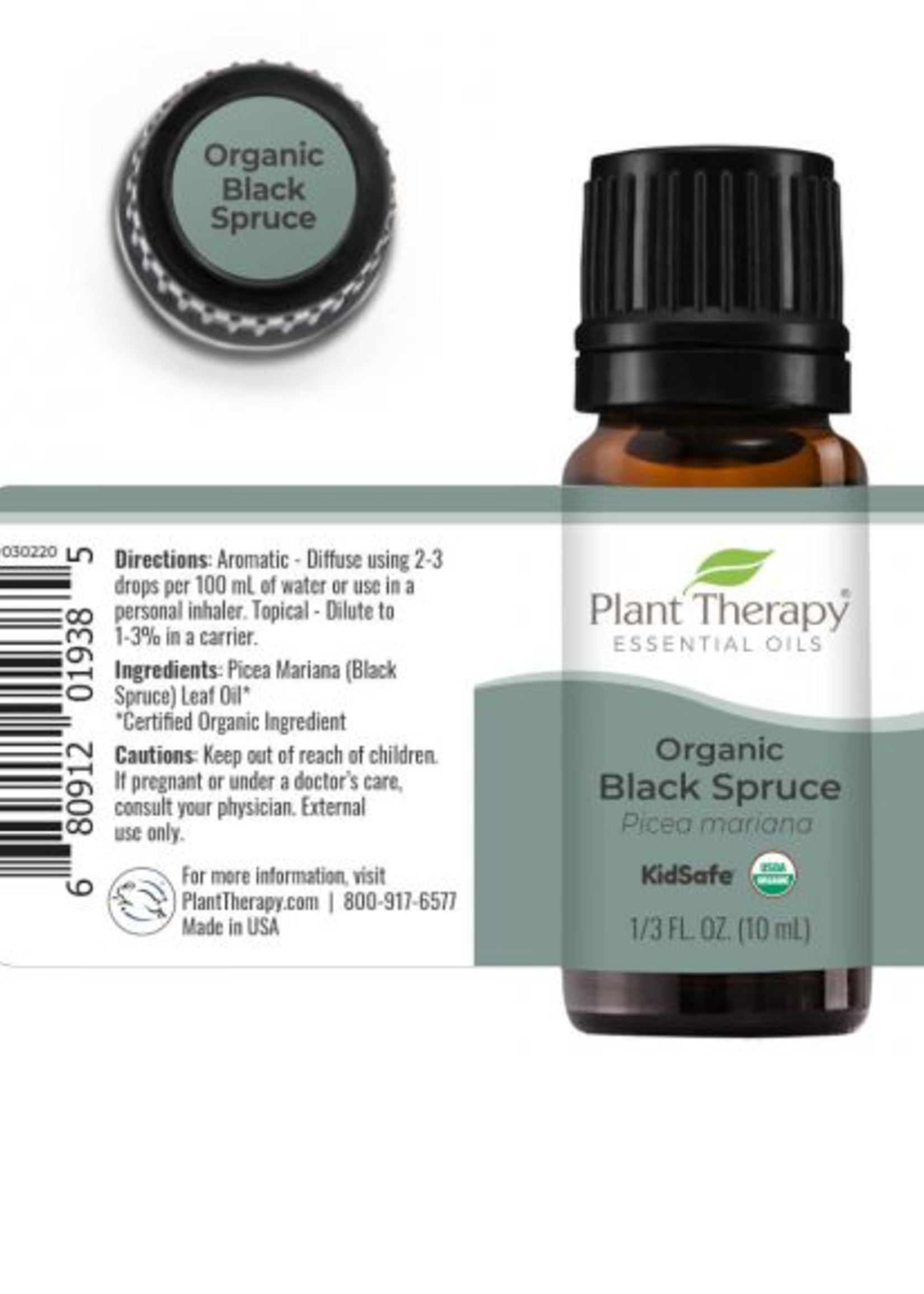 Plant Therapy Black Spruce Organic Essential Oil 10mL