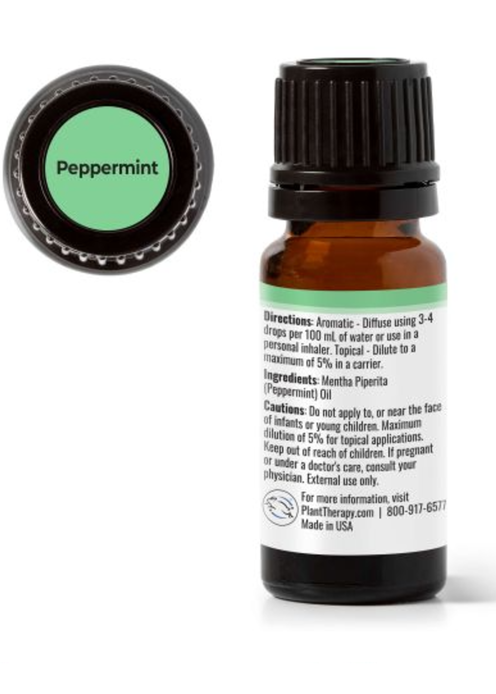Plant Therapy Peppermint Essential Oil 10mL