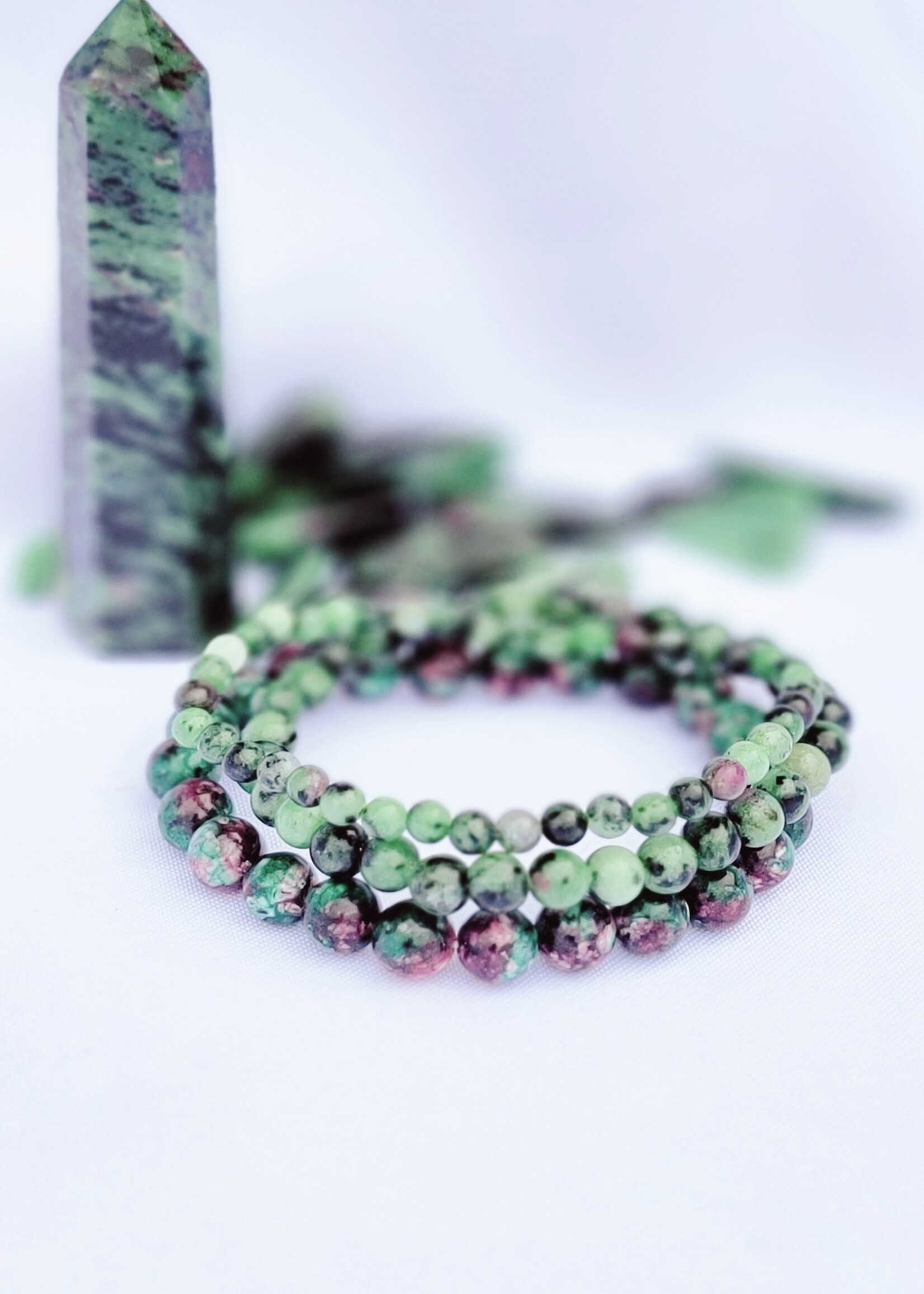 Ruby Zoisite Bracelet