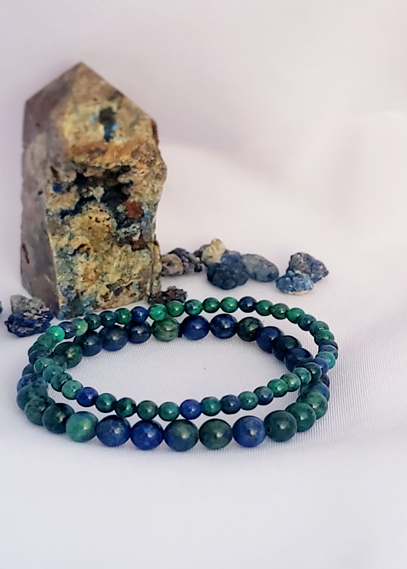 Azurite & Malachite Mix Bracelet