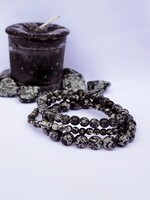 Obsidian Snowflake Bracelet