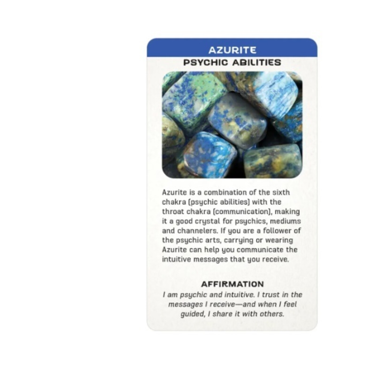 Crystal Message Cards - Energy Within Crystals