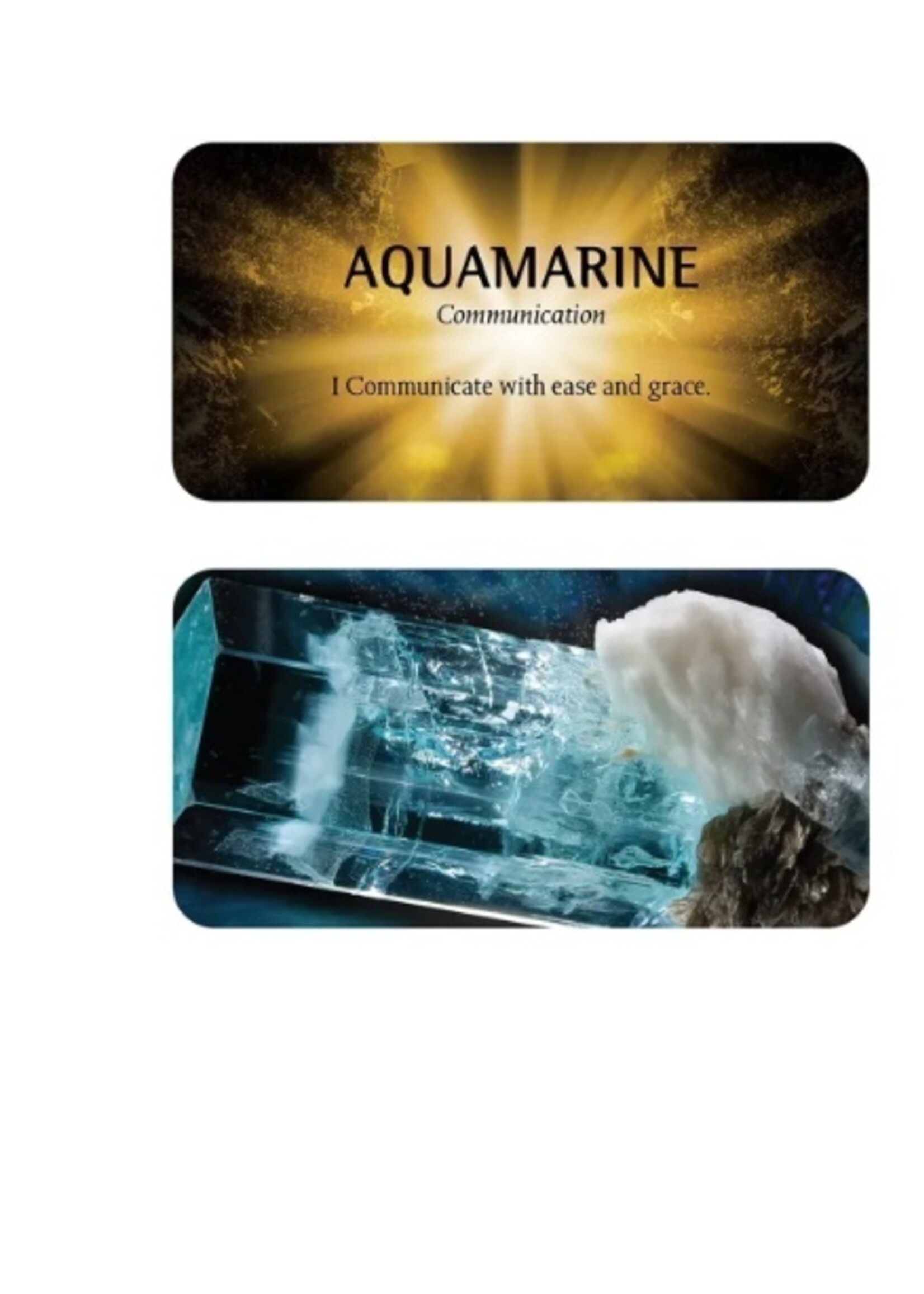 Crystal Wisdom Inspirational Cards 40-Card Deck