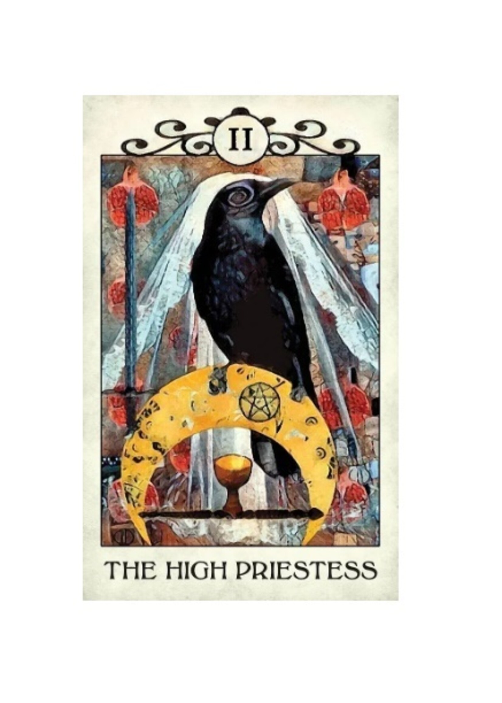 Crow Tarot 78-Card Deck & Book