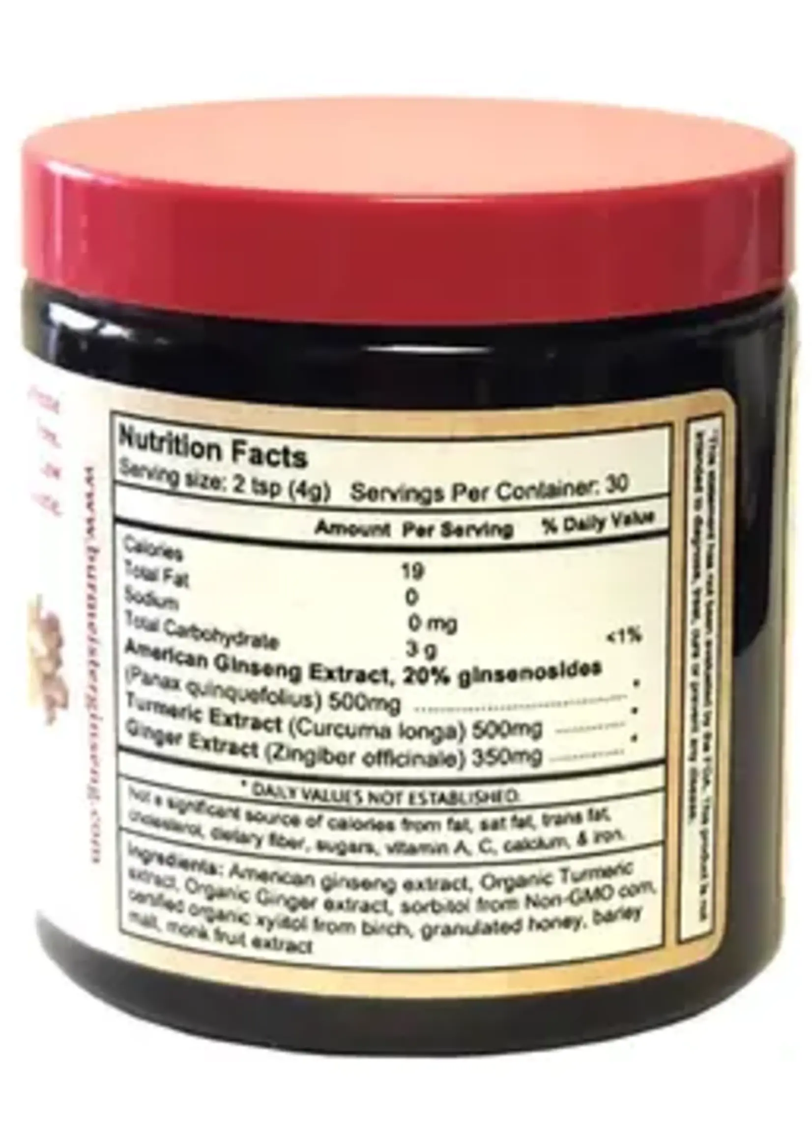 Instant Ginseng Tea with Turmeric & Ginger 30 servings