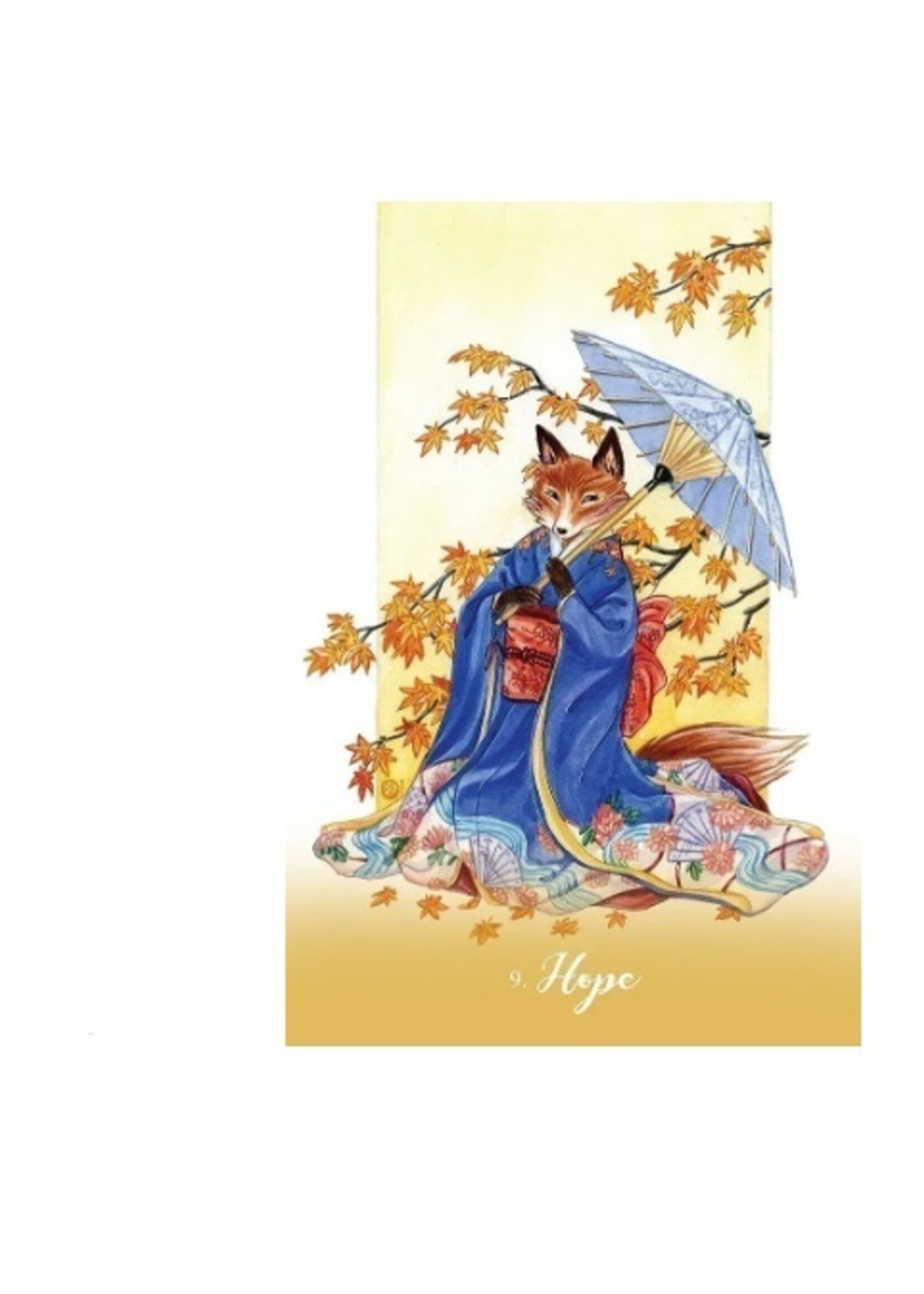 Foxfire: The Kitsune Oracle 45-Card Deck & Book