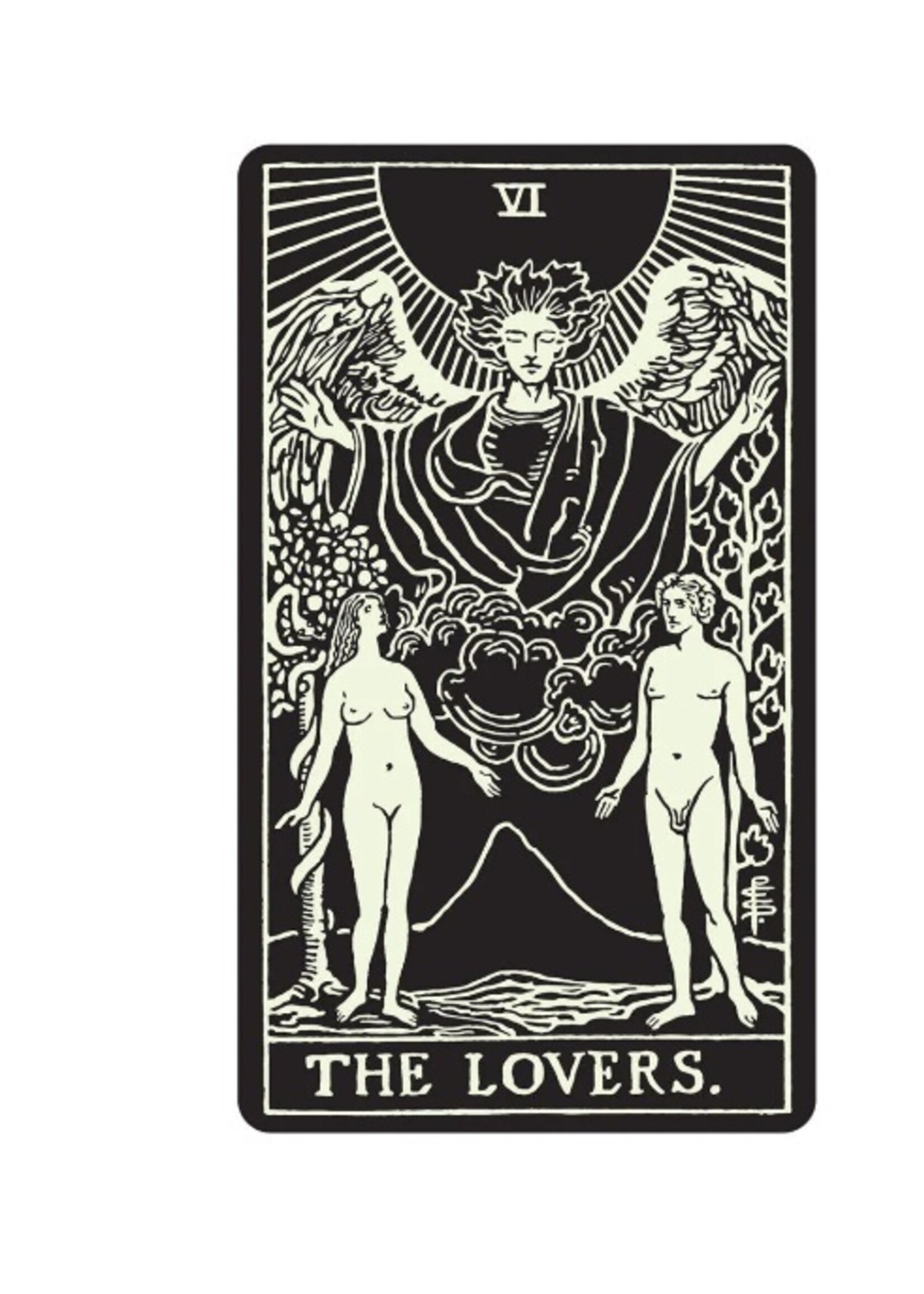 Glow in the Dark Tarot Rider-Waite 78-Card Deck & Book