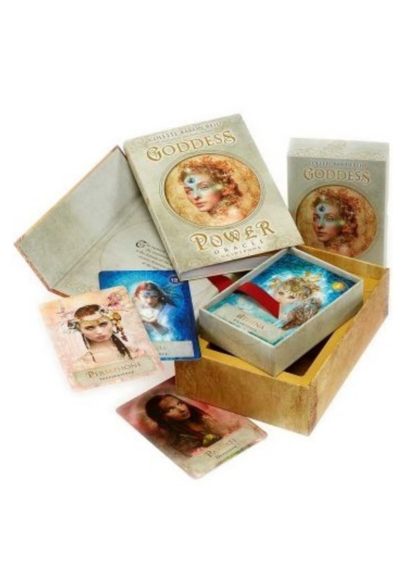 Goddess Power Oracle (Small Size) 52-Card Deck & Book