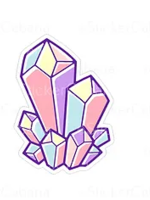 Crystal Points Sticker