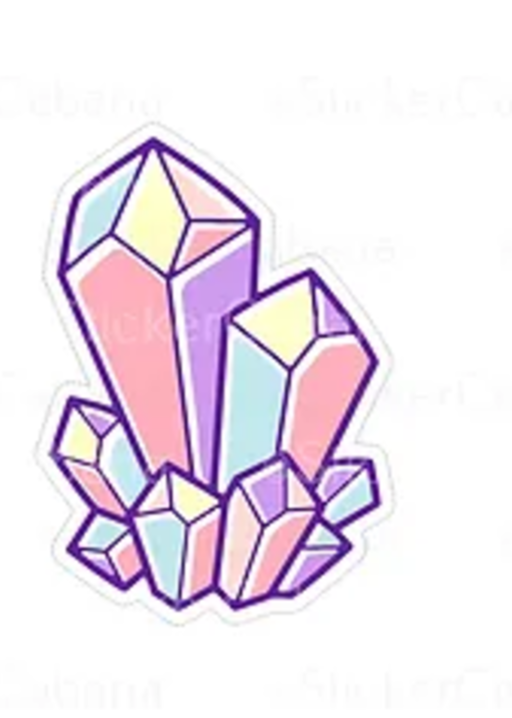 Crystal Points Sticker