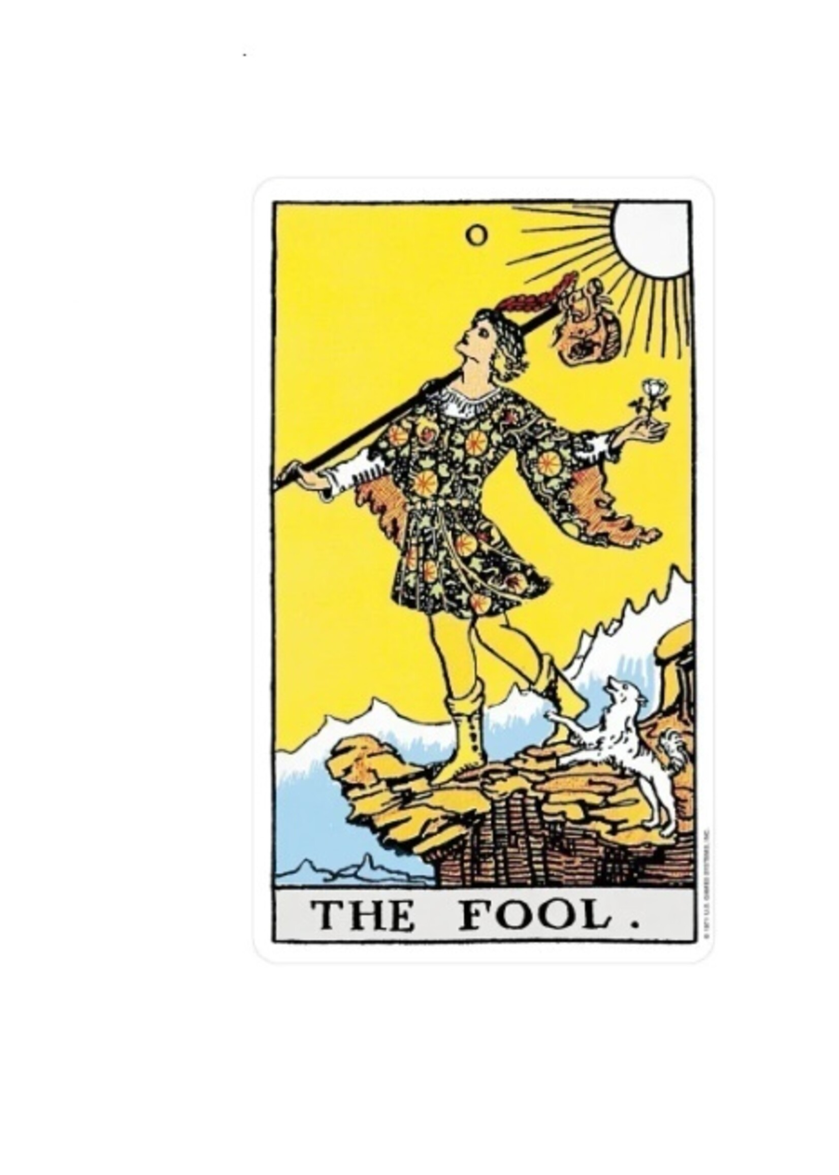 Miniature Rider-Waite Tarot 78-Card Deck & Book