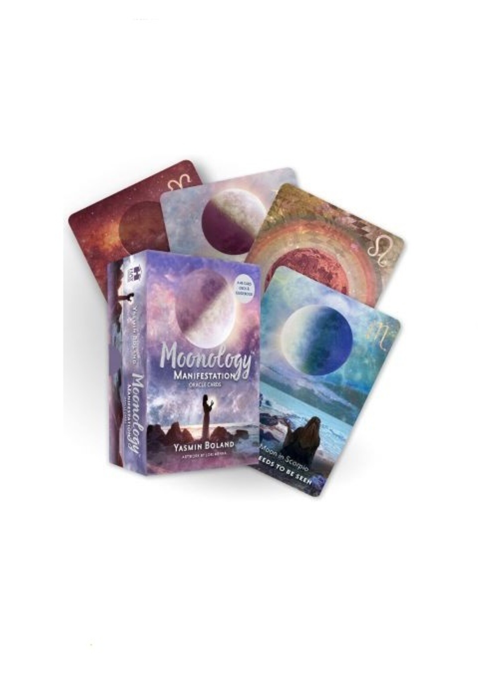 Moonology Manifestation Oracle Cards 48-Card Deck and Book