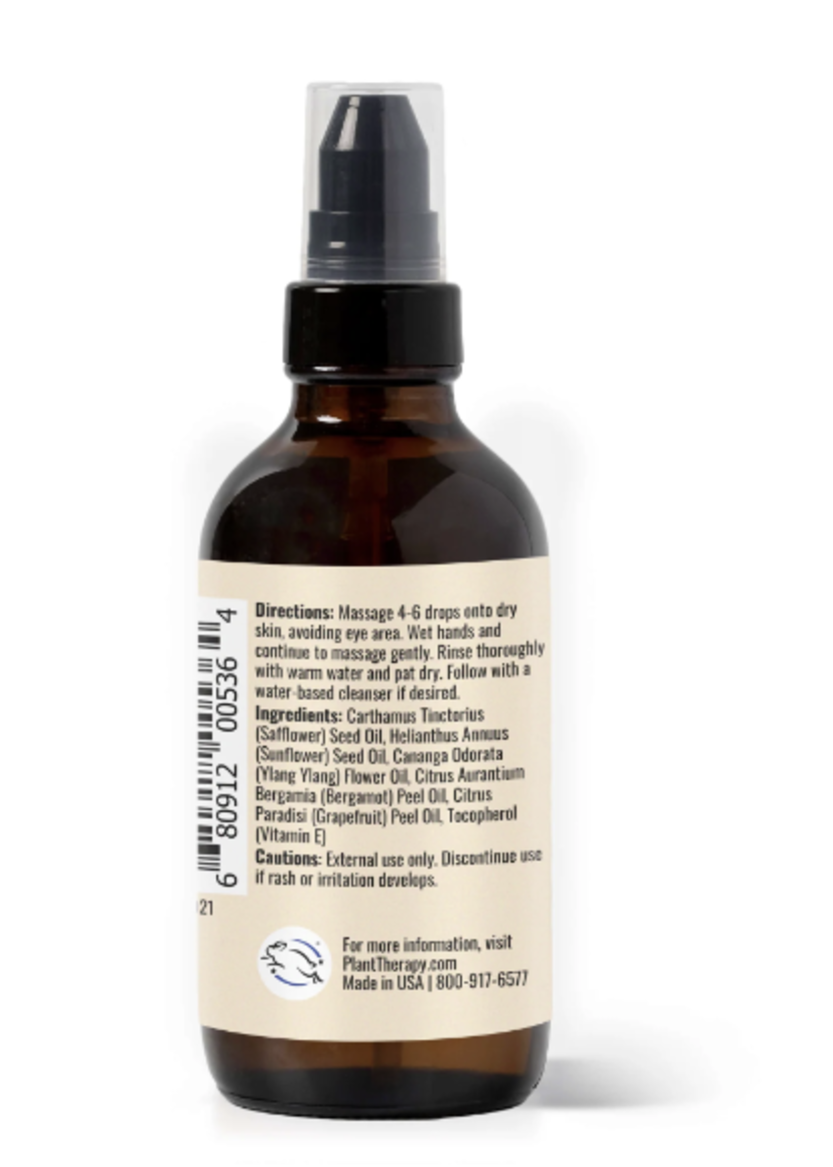 Plant Therapy Facial Oil Cleanser Normal/ Dry Skin 4oz