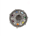 Chakra Spell Candle Holder -Pewter