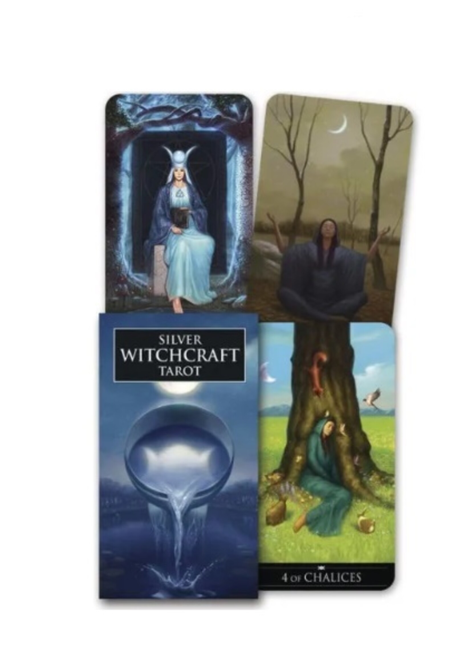 Silver Witchcraft Tarot 78-Card Deck & Book