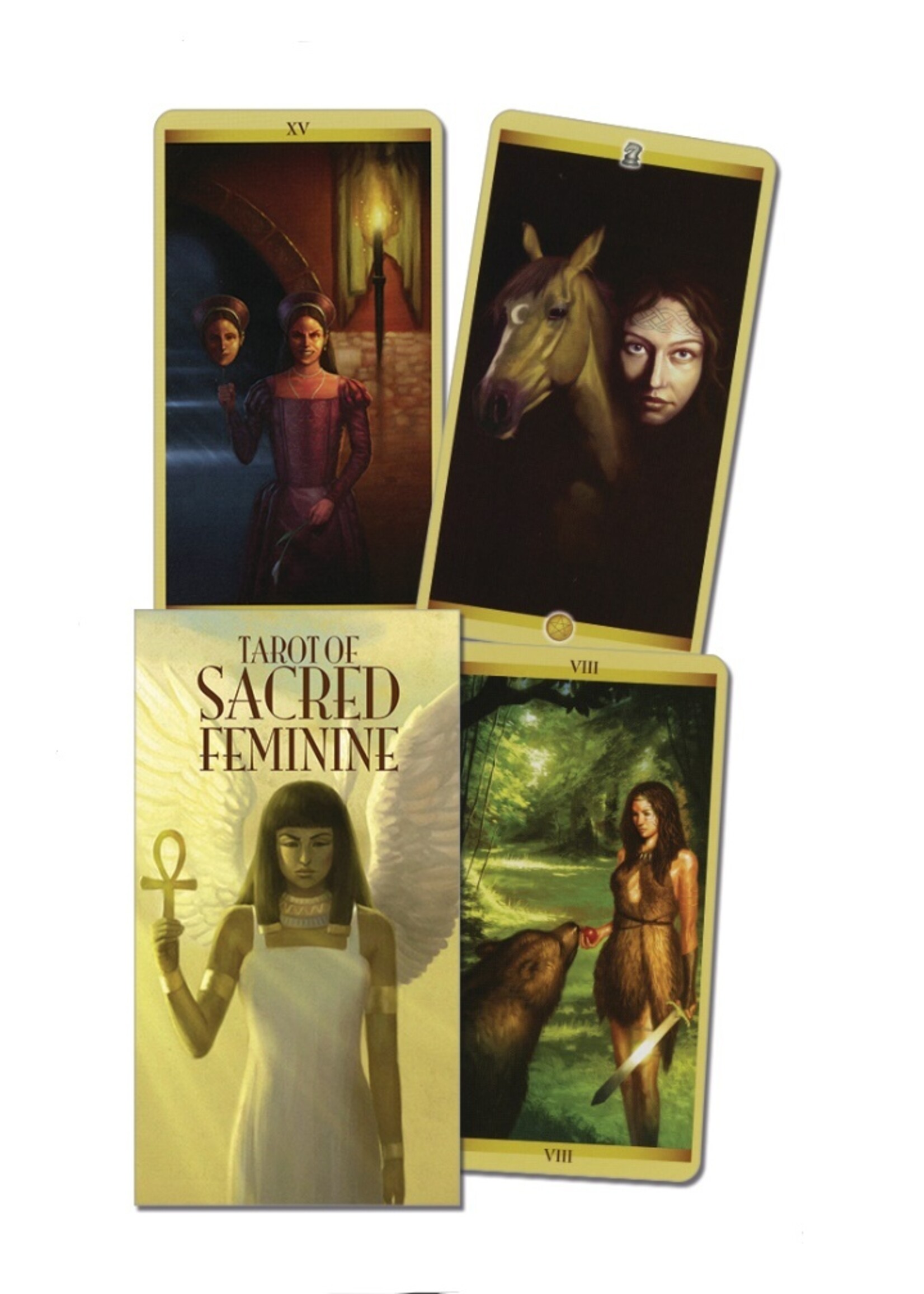 Tarot Of Sacred Feminine 78-Card Deck & Book