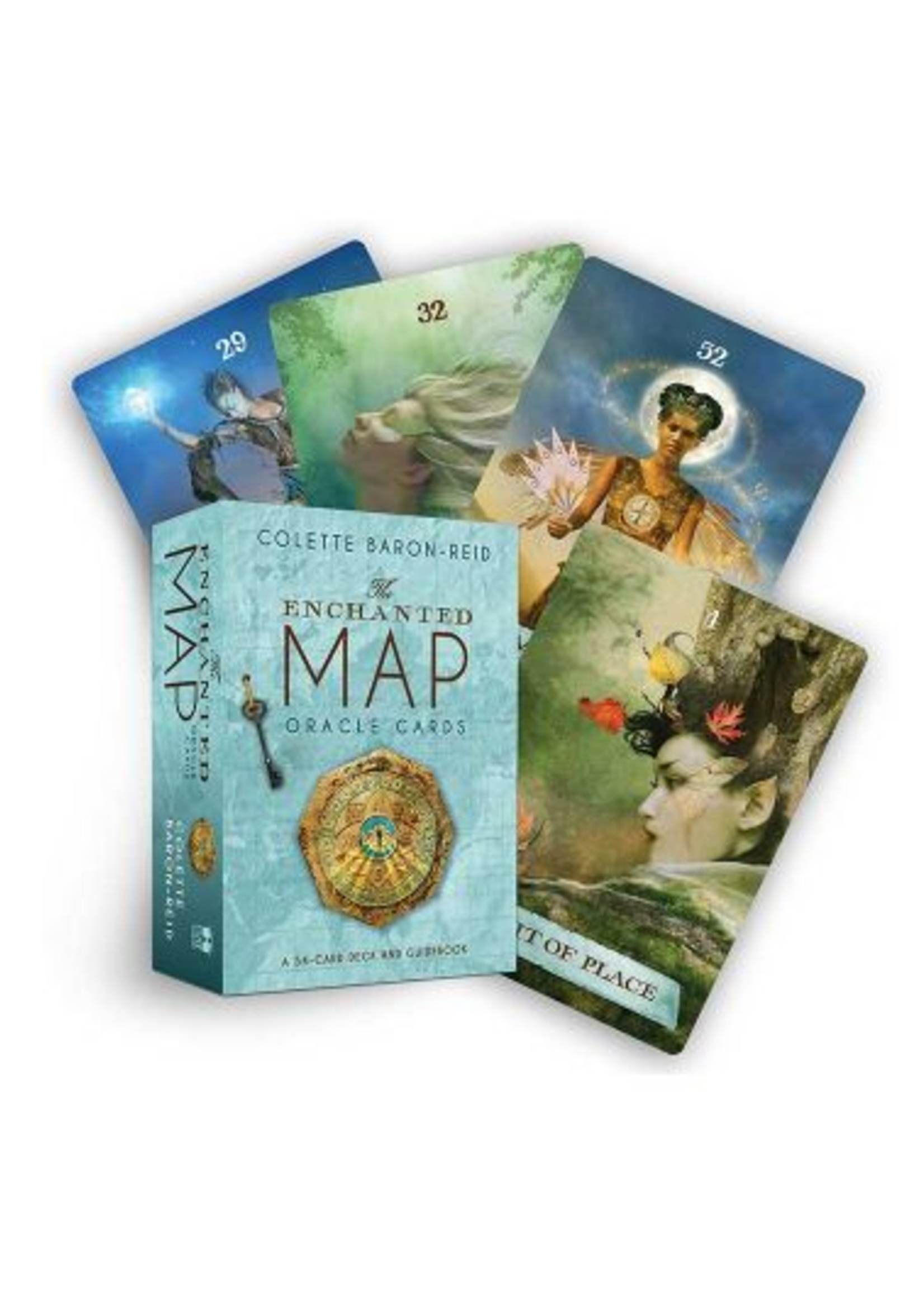 The Enchanted Map Oracle Cards 54-Card Deck & Book