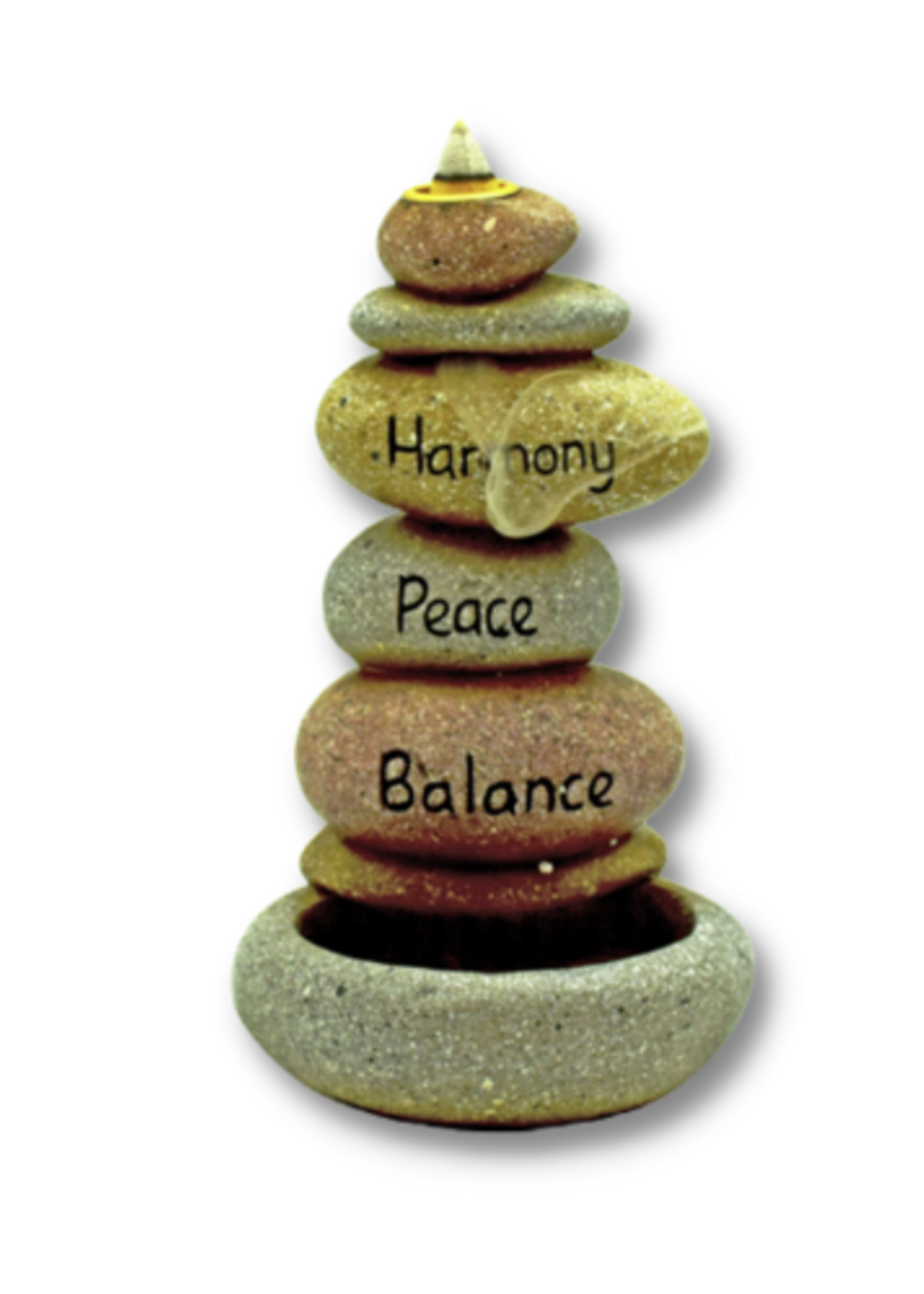 Inspiration Stones Backflow Burner (H 7" x  W 4.5" x D 4")