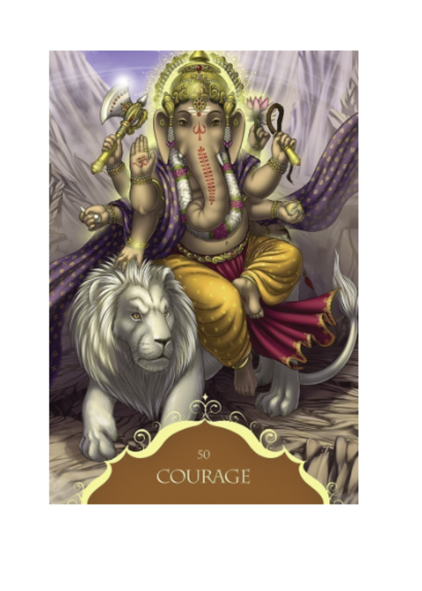 Whispers Of Lord Ganesha Oracle Deck & Guide Book