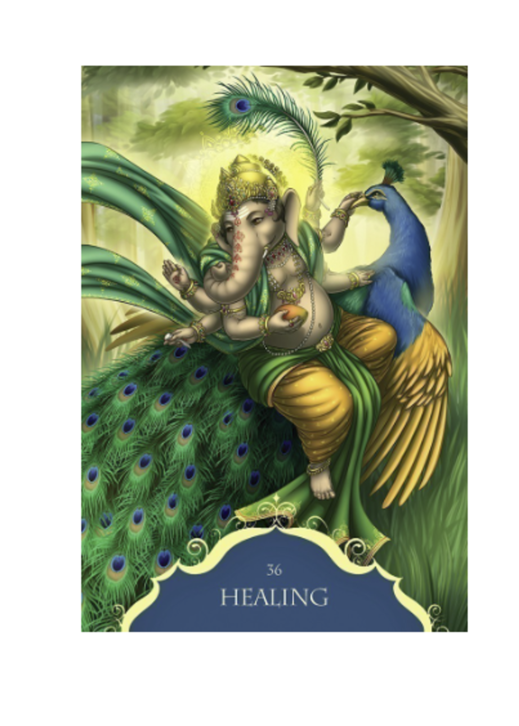 Whispers Of Lord Ganesha Oracle Deck & Guide Book