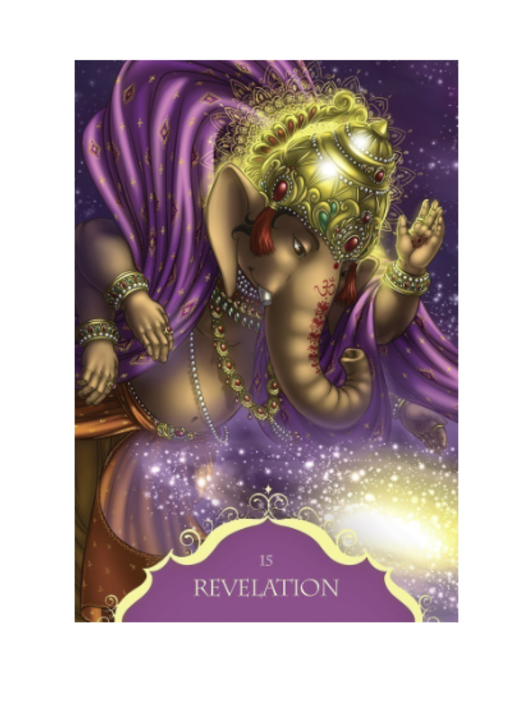 Whispers Of Lord Ganesha Oracle Deck & Guide Book