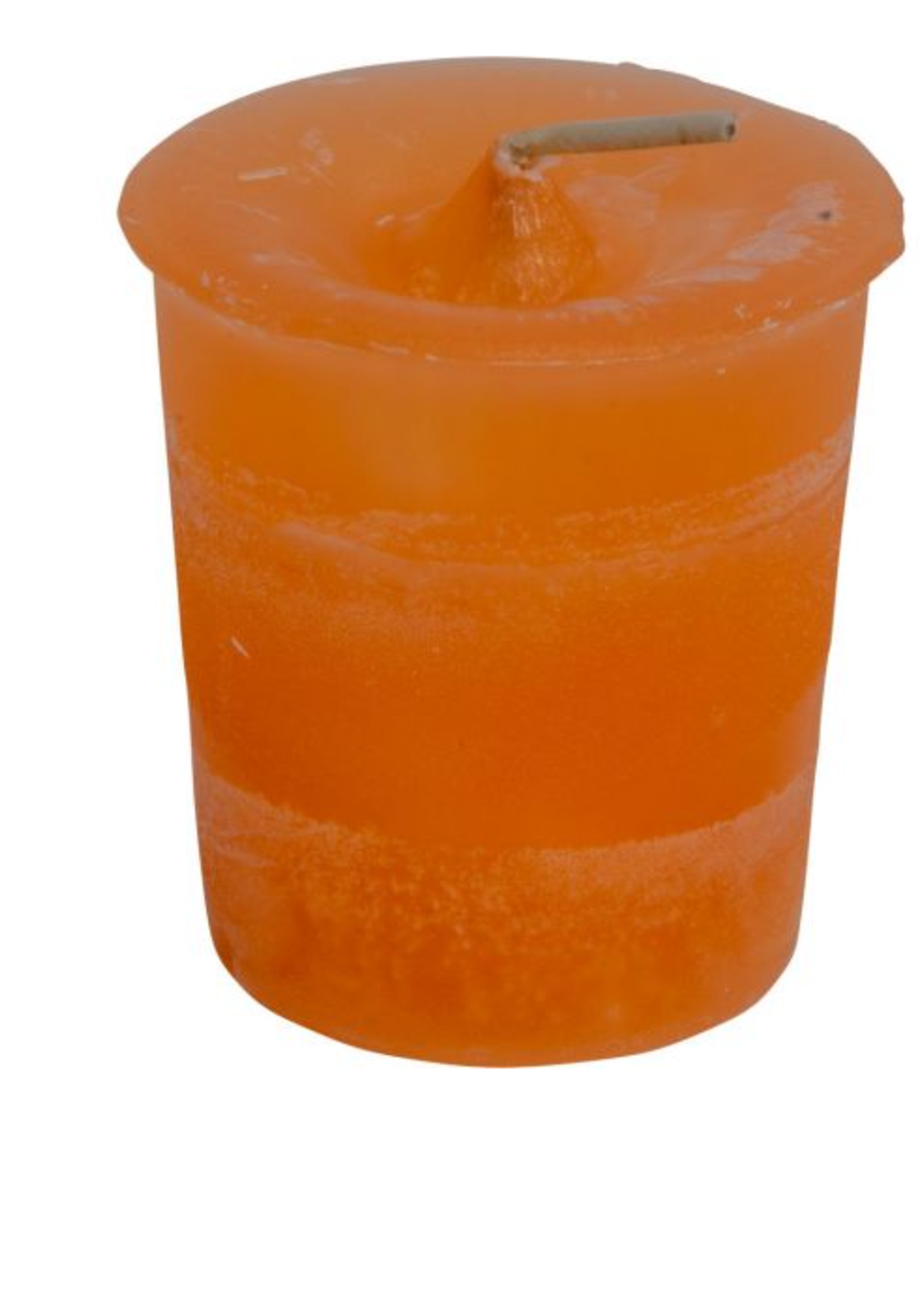 Orange Votive Candles- Herbal Reiki Charged