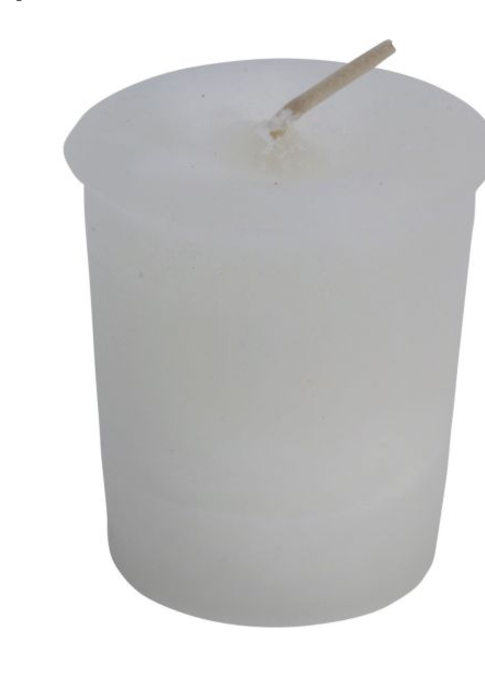 White Votive Candles- Herbal Reiki Charged