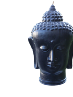 Buddha Head Candle Black Large