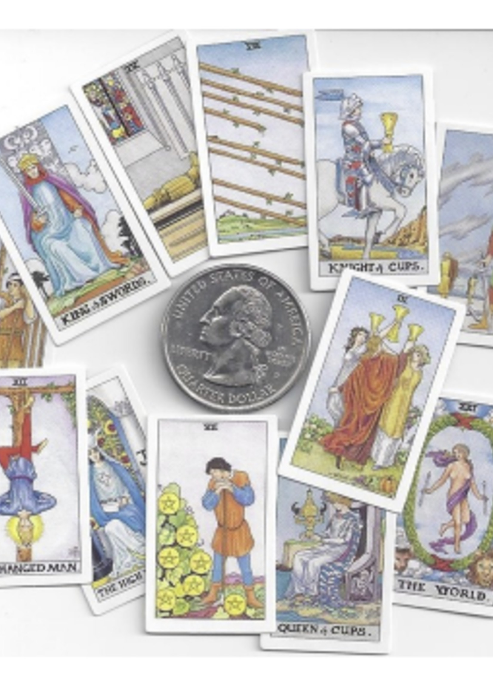 Tiny Universal Waite Tarot Key Chain Deck