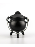 Cauldron Small 3" with Lid - Plain