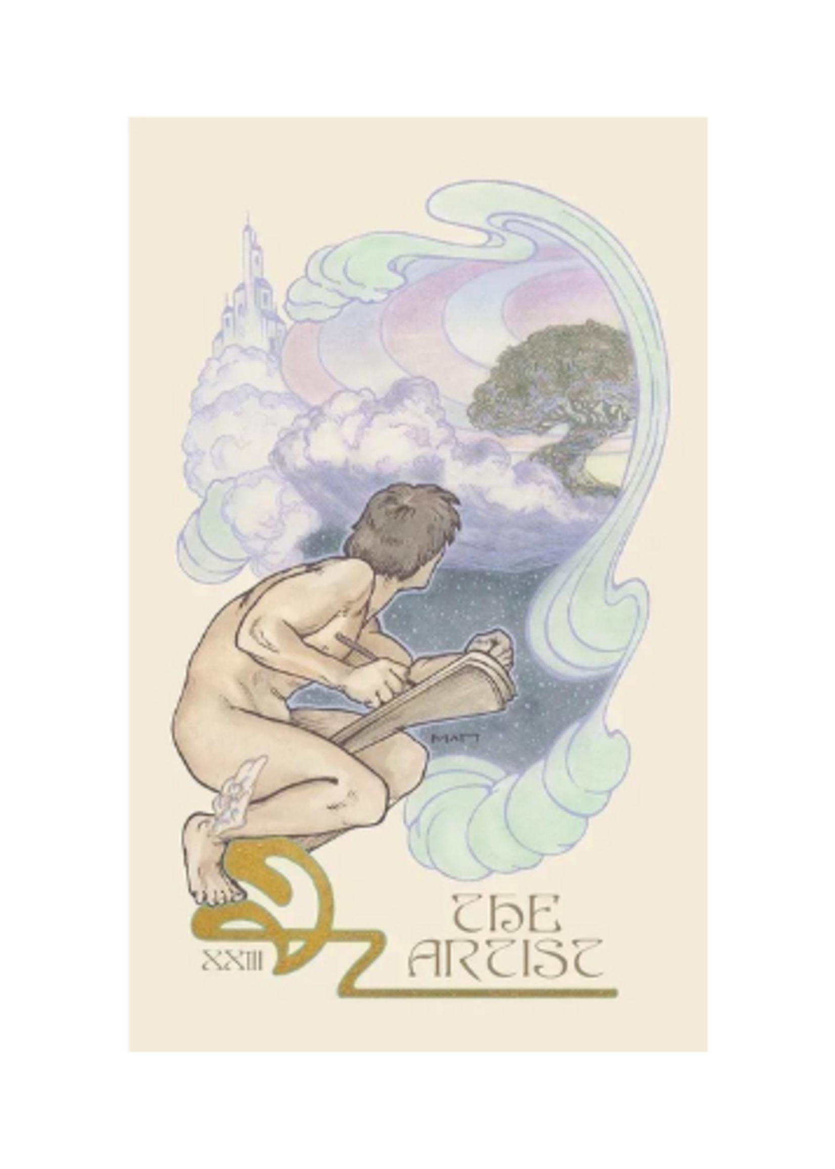 Ethereal Visions: Illuminated 80 Card Tarot Deck & Book