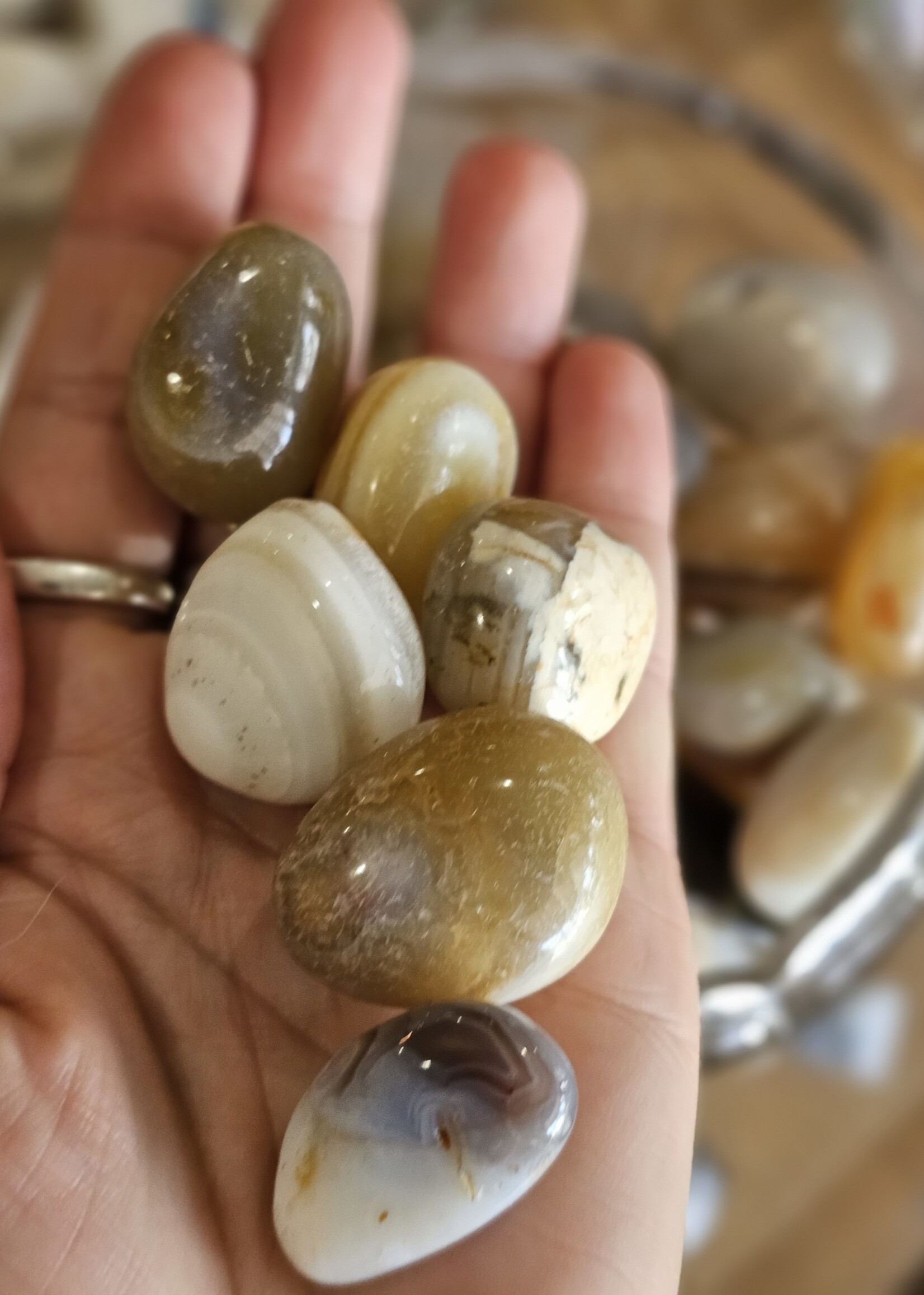 Botswana Agate Tumbled, Large