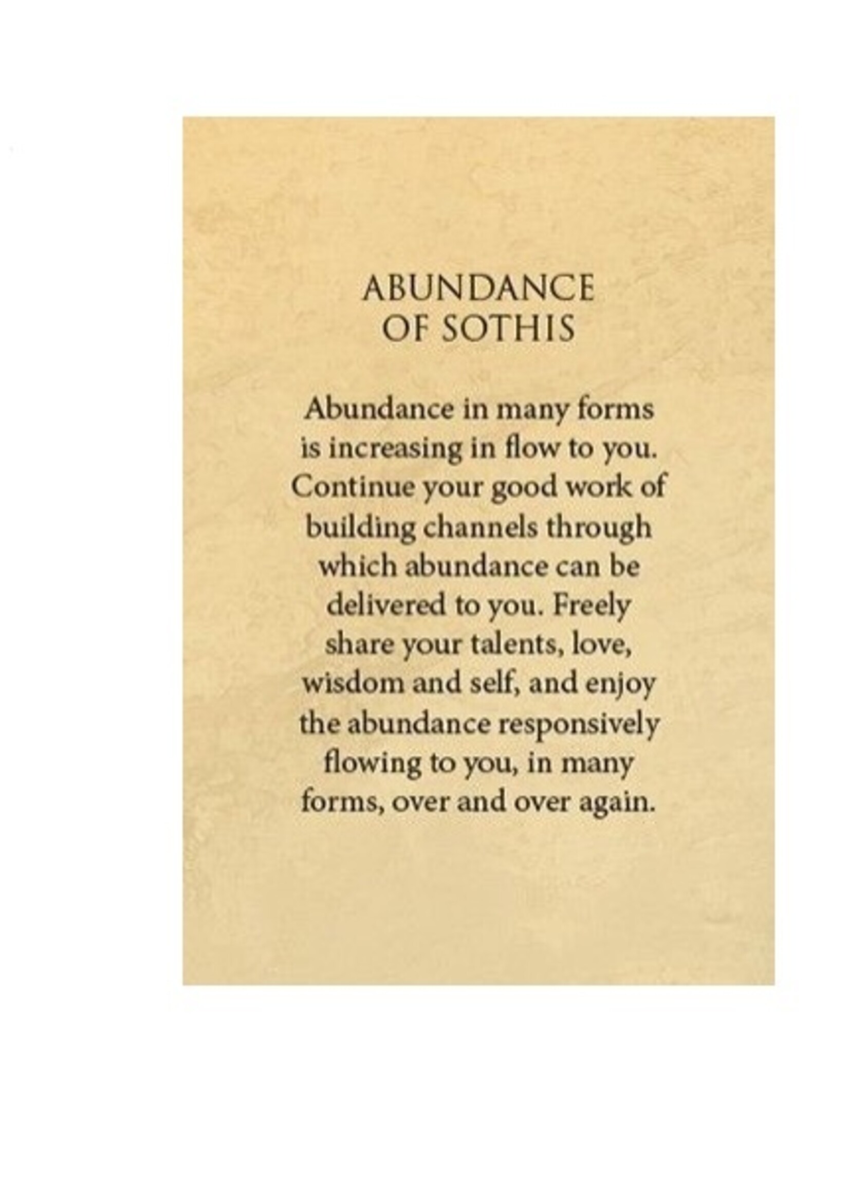 Isis Oracle Pocket Edition 44-Card Deck