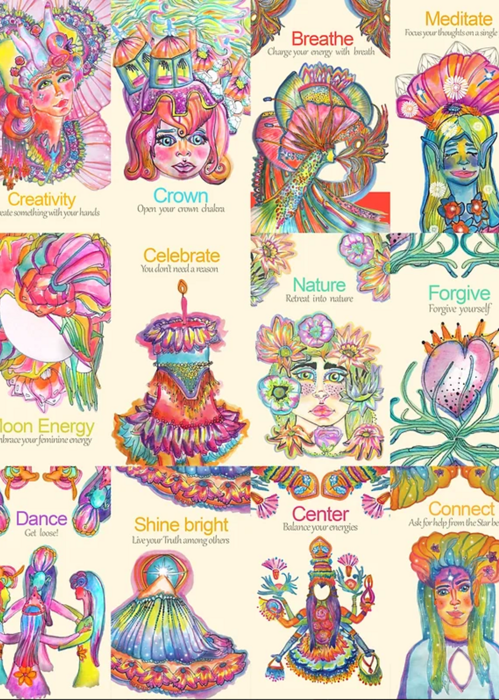 Mystic Afternoons 70-Card Deck - Local KC Artist