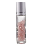 Rose Quartz Gemstone Essential Oil Roller