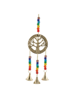 Brass Bell Chime Chakra - Tree of Life