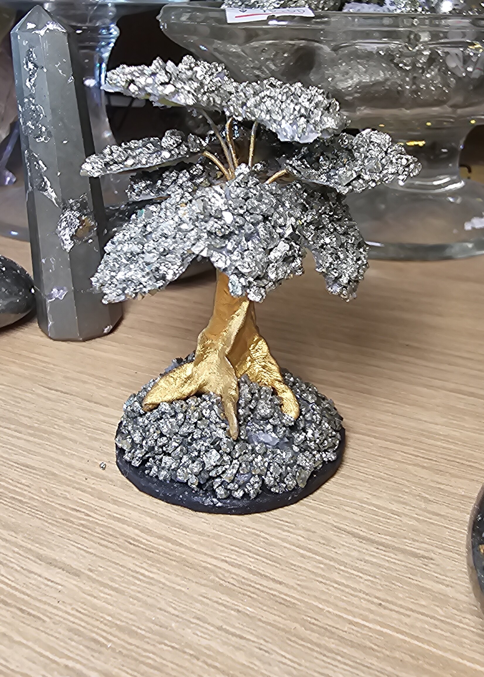 Pyrite Prosperity Tree H3"x W2"