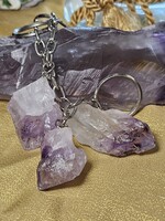 Amethyst Point Keychain