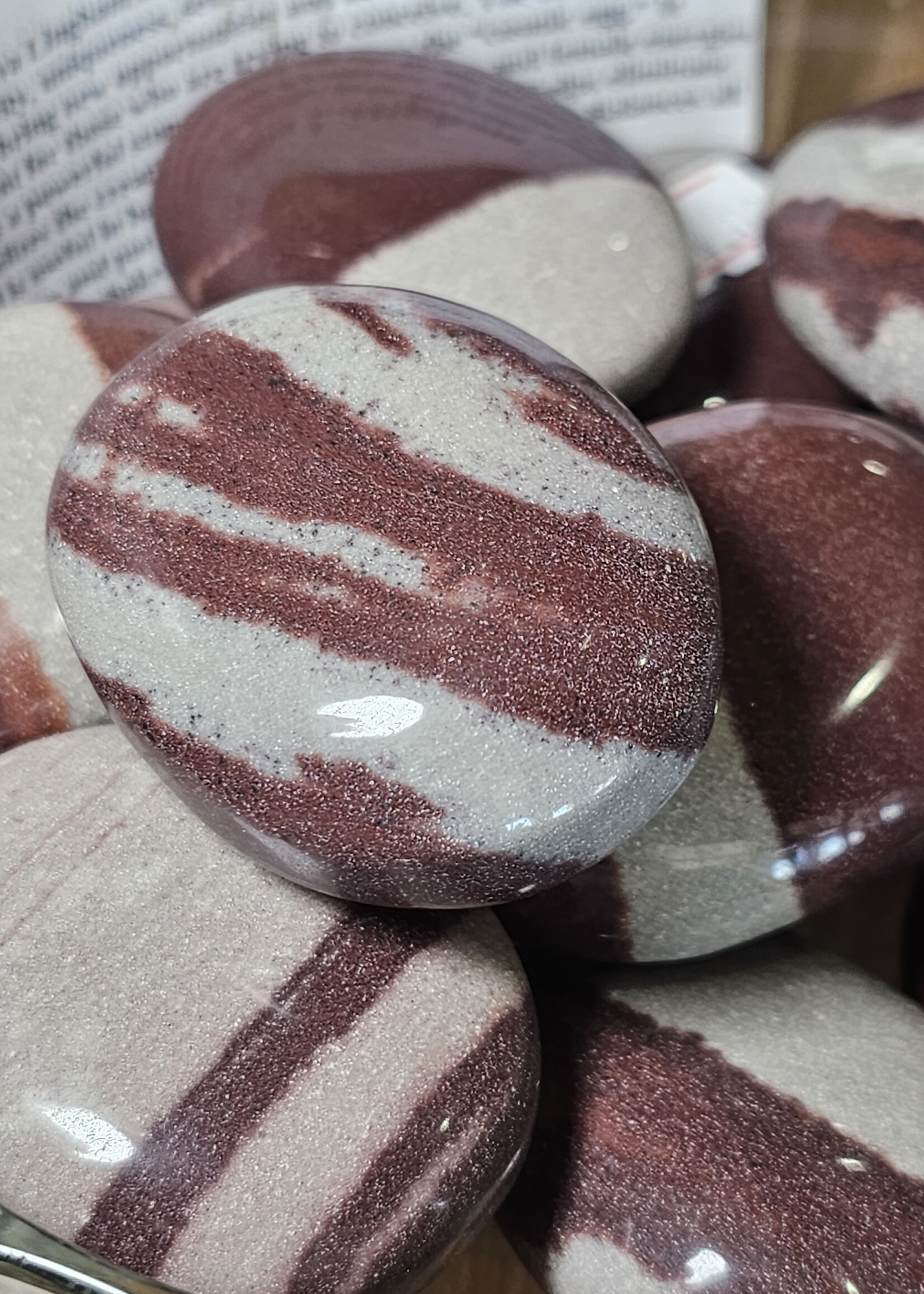 Shiva Lingam Palm Stone 1.5" x 2"